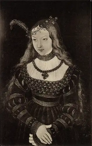Künstler Ak Cranach, L., Prinzessin Sibylle von Jülich-Cleve-Berg