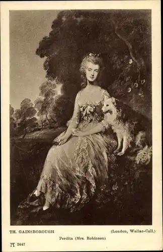 Künstler Ak Gainsborough, T., Perdita, Mrs. Robinson