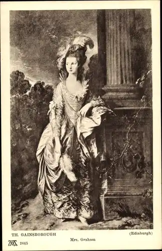 Künstler Ak Gainsborough, T., Mrs. Graham