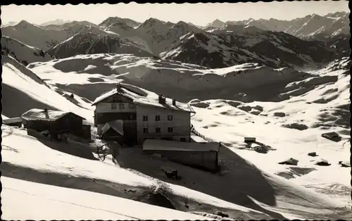 Ak Kitzbühler Horn in Tirol, Alpenhaus, Winter