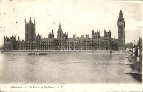 AK City of Westminster London England, Houses of Parliament