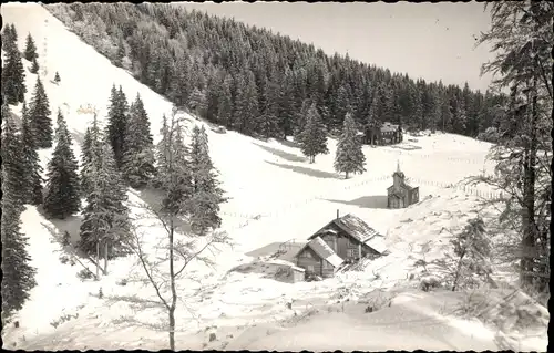 Ak Niederösterreich, Unterberghaus, Winter