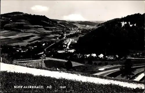 Ak Schwarzenbach an der Pielach in Niederösterreich, Gesamtansicht