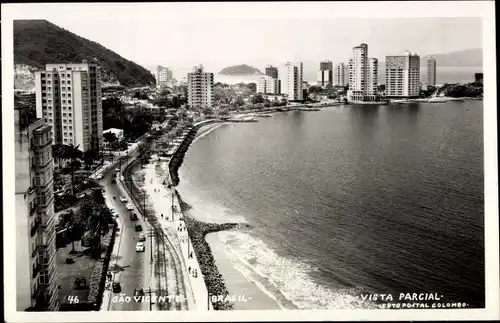 Ak São Vicente Brasilien, Vista parcial