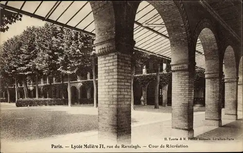 Ak Paris XVI Passy, Lycee Moliere