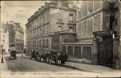 Ak Paris XVI Passy, Rue Georges Biset, La Maison de Saute