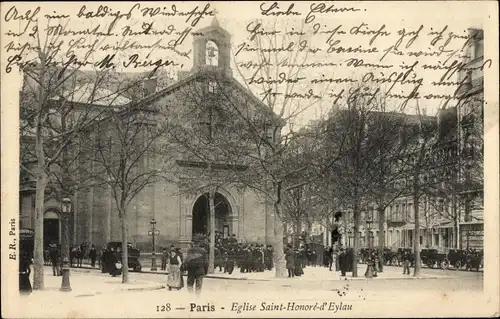 Ak Paris XVI Passy, Kirche Saint-Honore-d'Eylau