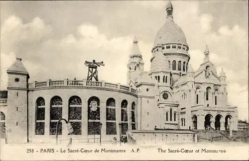 Ak Paris XVIII. Montmartre, Sacre Coeur