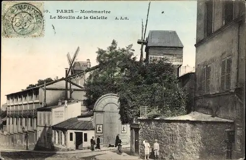 Ak Paris XVIII. Montmartre, Le Moulin de la Galette