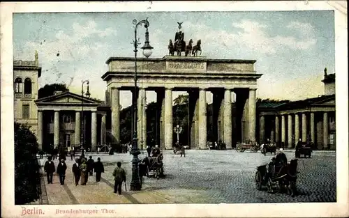 Ak Berlin Mitte, Brandenburger Tor