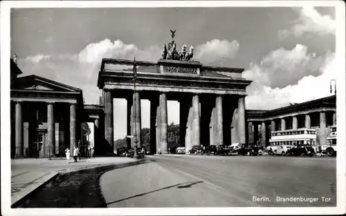 Ak Berlin Mitte, Brandenburger Tor