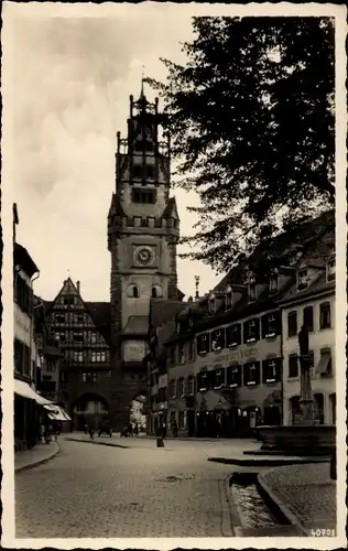 Ak Freiburg im Breisgau, Schwabentor