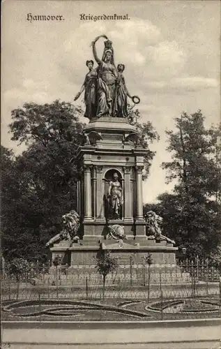 Ak Hannover in Niedersachsen, Kriegerdenkmal