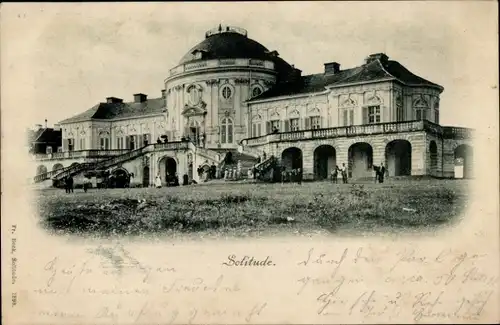 Ak Stuttgart in Württemberg, Solitude, Schloss