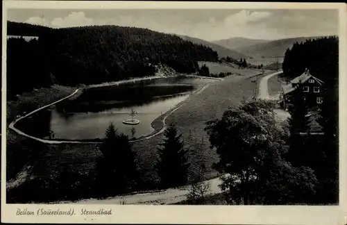 Ak Brilon im Sauerland, Strandbad