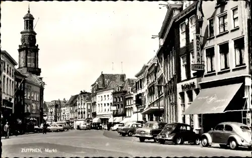 Ak Zutphen Gelderland, Markt, Geschäfte, Kodak