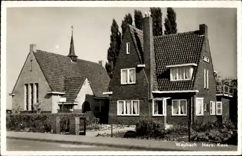 Ak Waubach Limburg Niederlande, Reformierte Kirche