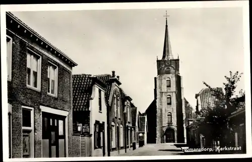 Ak Numansdorp Südholland Niederlande, Kerkstraat