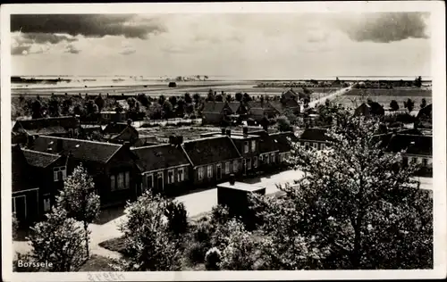 Ak Borssele Borsele Zeeland Niederlande, Teilansicht, Häuser