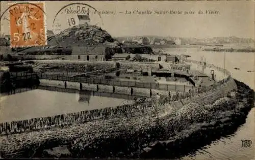 Ak Roscoff Finistère, Chapelle Sainte Barbe, entnommen aus Vivier