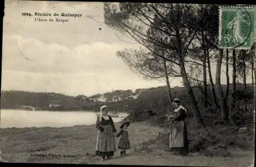 Ak Quimper Finistère, Riviere, Anse du Kergoz