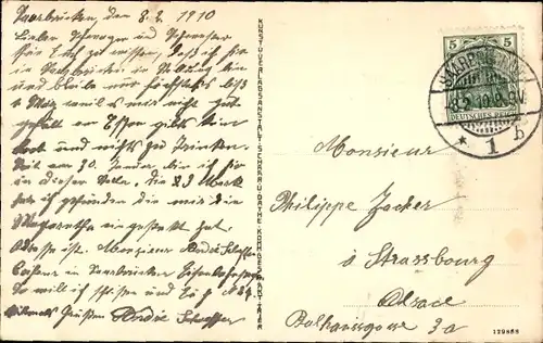 Ak Saarbrücken im Saarland, Rathaus