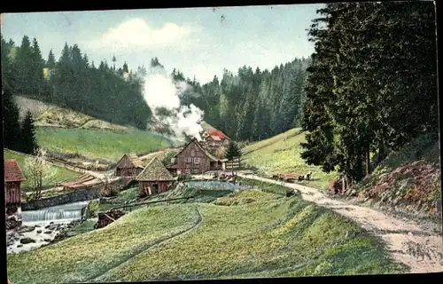 Ak Rastatt im Schwarzwald, oberes Ravennatal, Ausgang