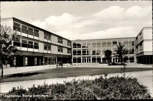 Ak Gaggenau im Murgtal Schwarzwald, Goethe-Gymnasium