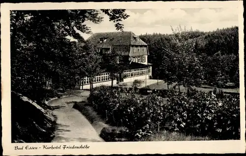 Ak Bad Essen in Niedersachsen, Blick zum Kurhotel Friedenshöhe