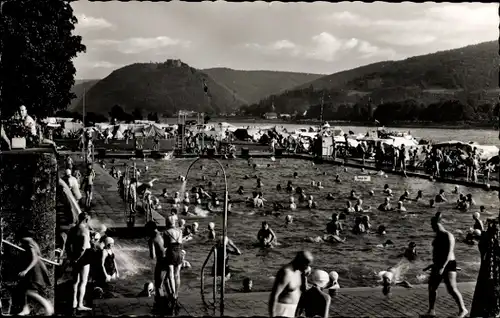 Ak Bad Hönningen am Rhein, Thermalbad