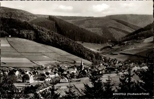 Ak Bödefeld Schmallenberg im Sauerland, Totalansicht