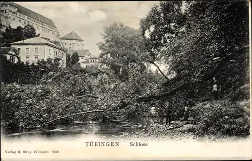 Ak Tübingen am Neckar, Schloss