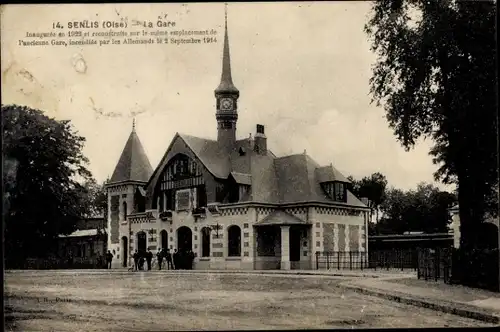 Ak Senlis Oise, Gare