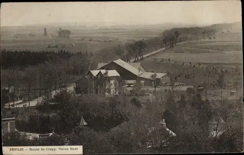 Ak Senlis-Oise, Route de Crepy, Buat-Fabrik