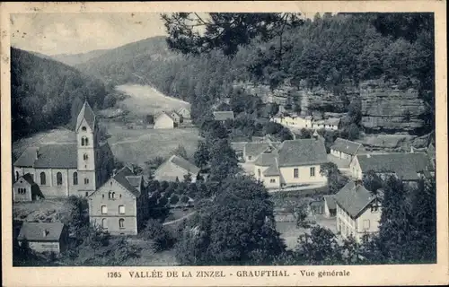 Ak Graufthal Eschbourg Eschburg Alsace Bas Rhin, Gesamtansicht