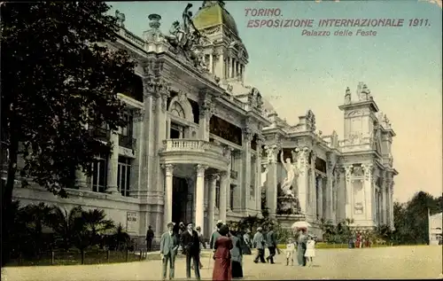 Ak Torino Turin Piemonte, Eposizione Internazionale 1911, Palazzo delle Feste