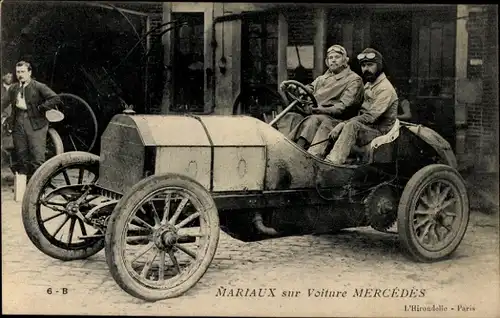 Ak Automobile, Mariaux über Mercedes Car