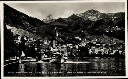 Ak Veytaux Kanton Waadt, Dent de Jaman, Rochers de Naye