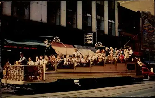 Ak Montreal Quebec Kanada, Open Air Observation Car