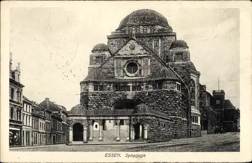 Judaika Ak Essen im Ruhrgebiet, Synagoge