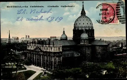 Ak Montreal Quebec Kanada, Kathedrale