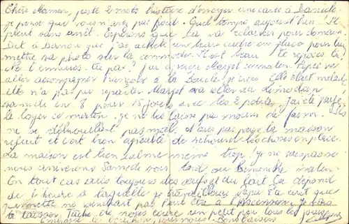 Künstler Ak Kleine getigerte Katze in einem Tonkrug