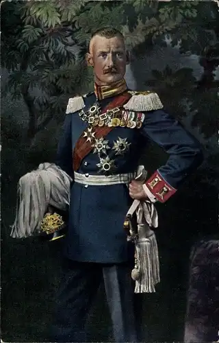 Ak Kronprinz Rupprecht von Bayern, Portrait, Uniform, Orden