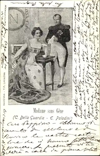 Ak Opernszene Madame sans Gene, C. Della Guardia, E. Paladini