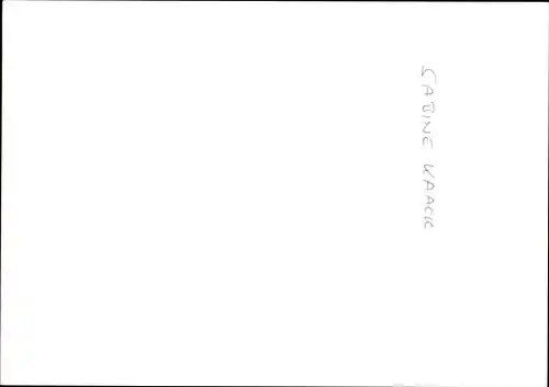 Ak Schauspielerin Sabine Kaack, Portrait, Autogramm