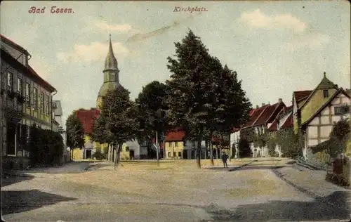 Ak Bad Essen in Niedersachsen, Kirchplatz