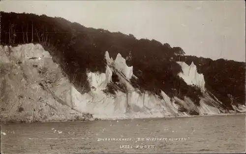 Foto Ak Insel Rügen, Stubbenkammer, Wissower Klinken