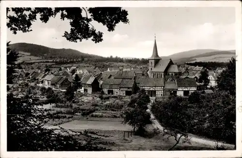 Ak Waldkappel Hessen, Die Stadt am Walde mit Kirche