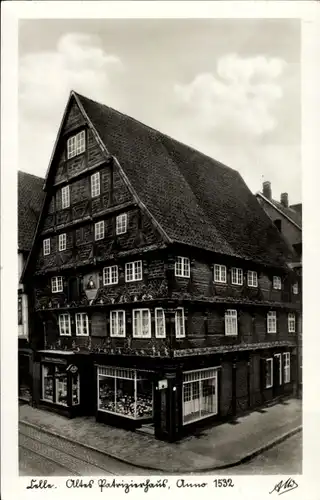 Ak Celle in Niedersachsen, Altes Patrizierhaus, Außenansicht