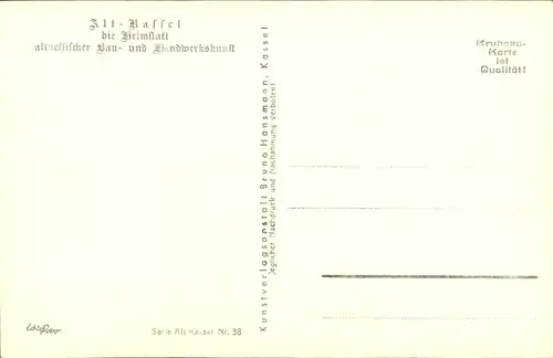 Ak Kassel in Hessen, Partie in der Bettenhäuser Straße, Geschäftshäuser